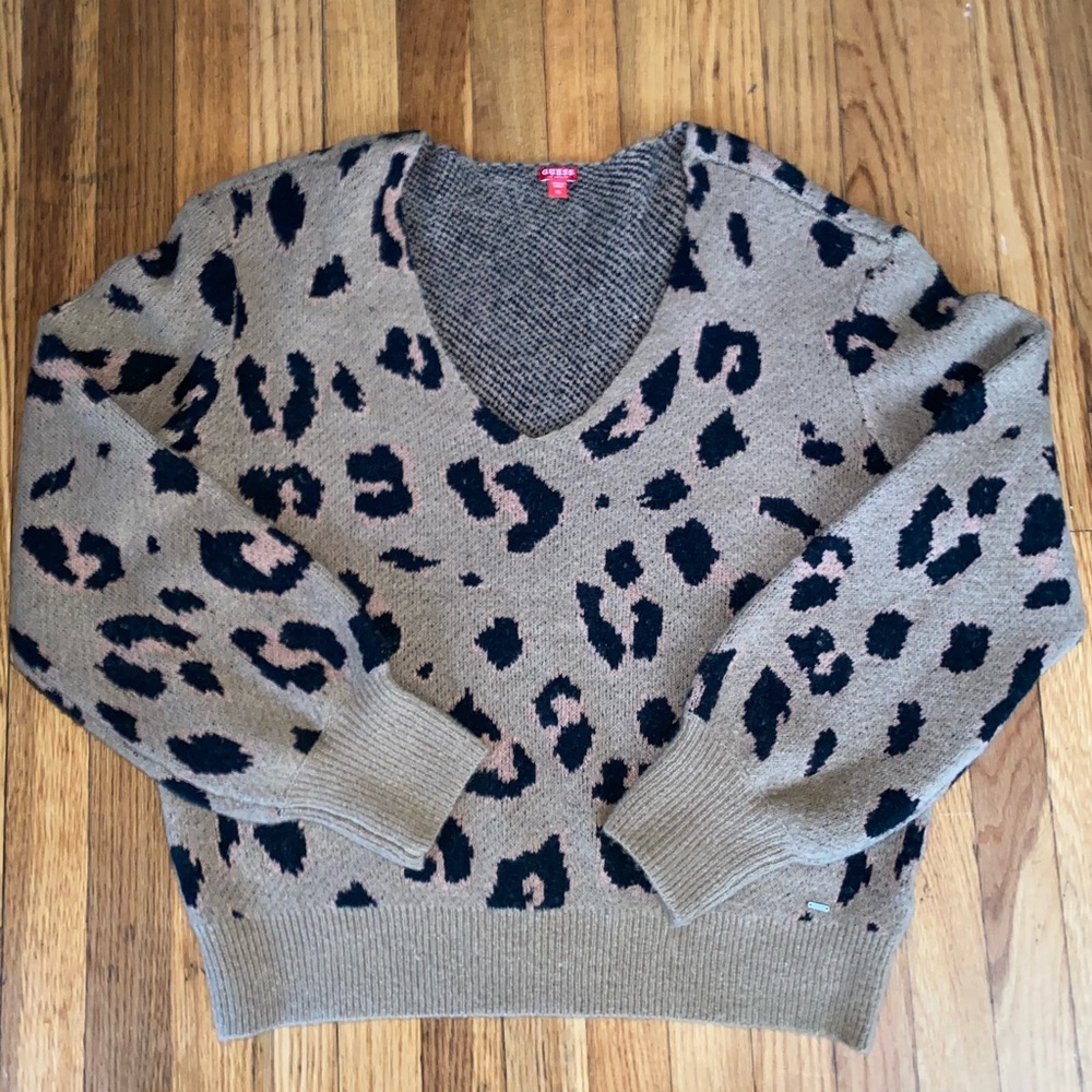 Guess Leopard Print Sweater